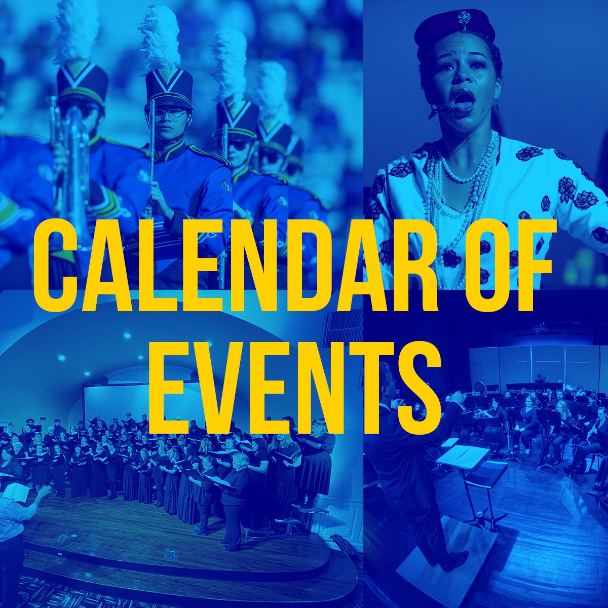 2025 Spring Calendar of Events Music