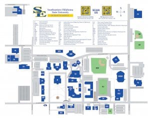 Southeastern University Campus Map Campus Map | Southeastern Oklahoma State University