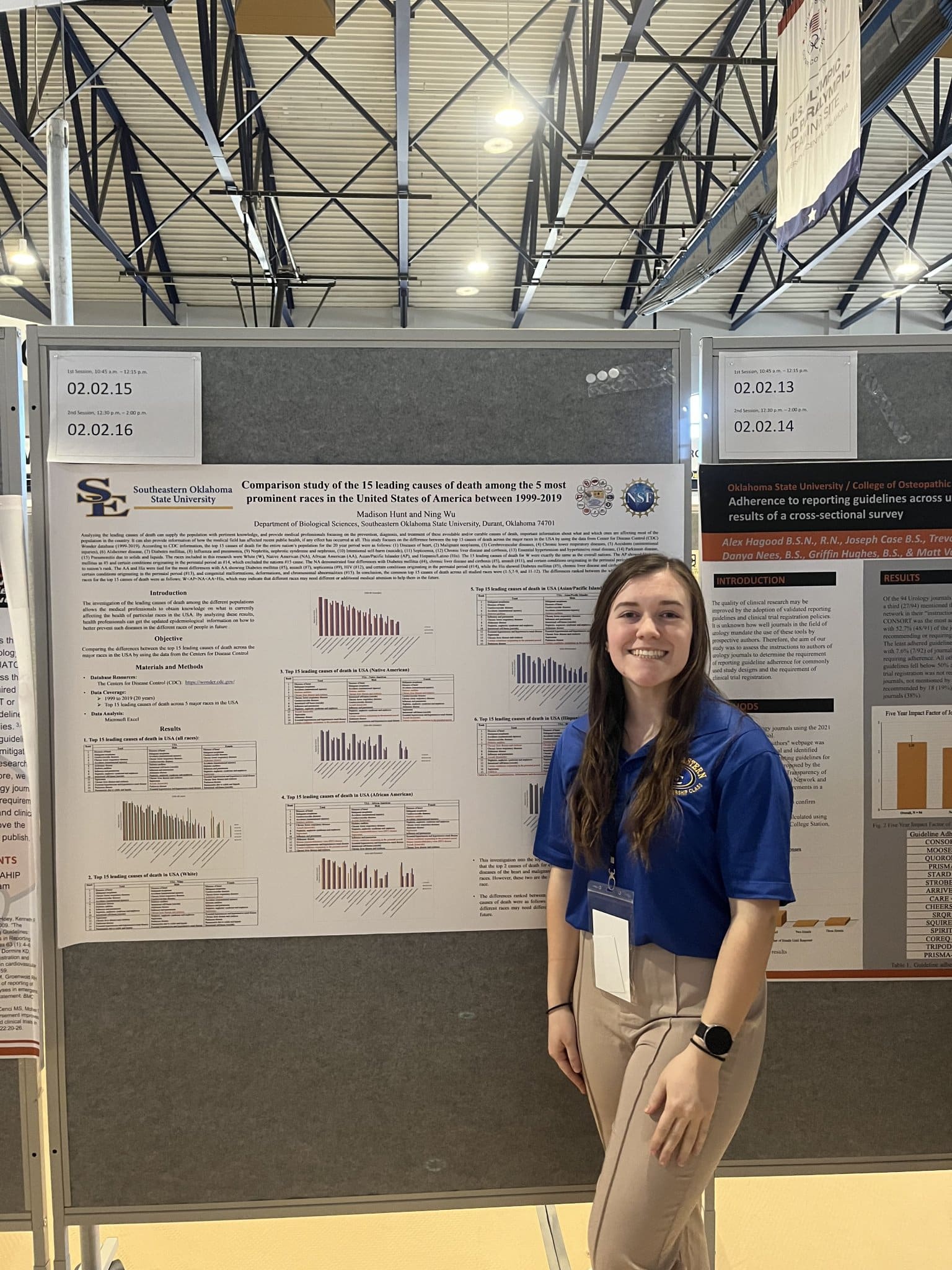 Biology, Chemistry majors represent SE at Oklahoma Research Day