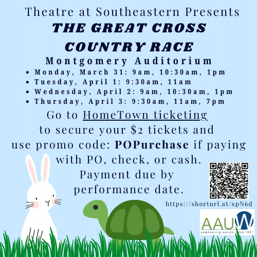 Dates and Times for the Great Cross Country Race Play