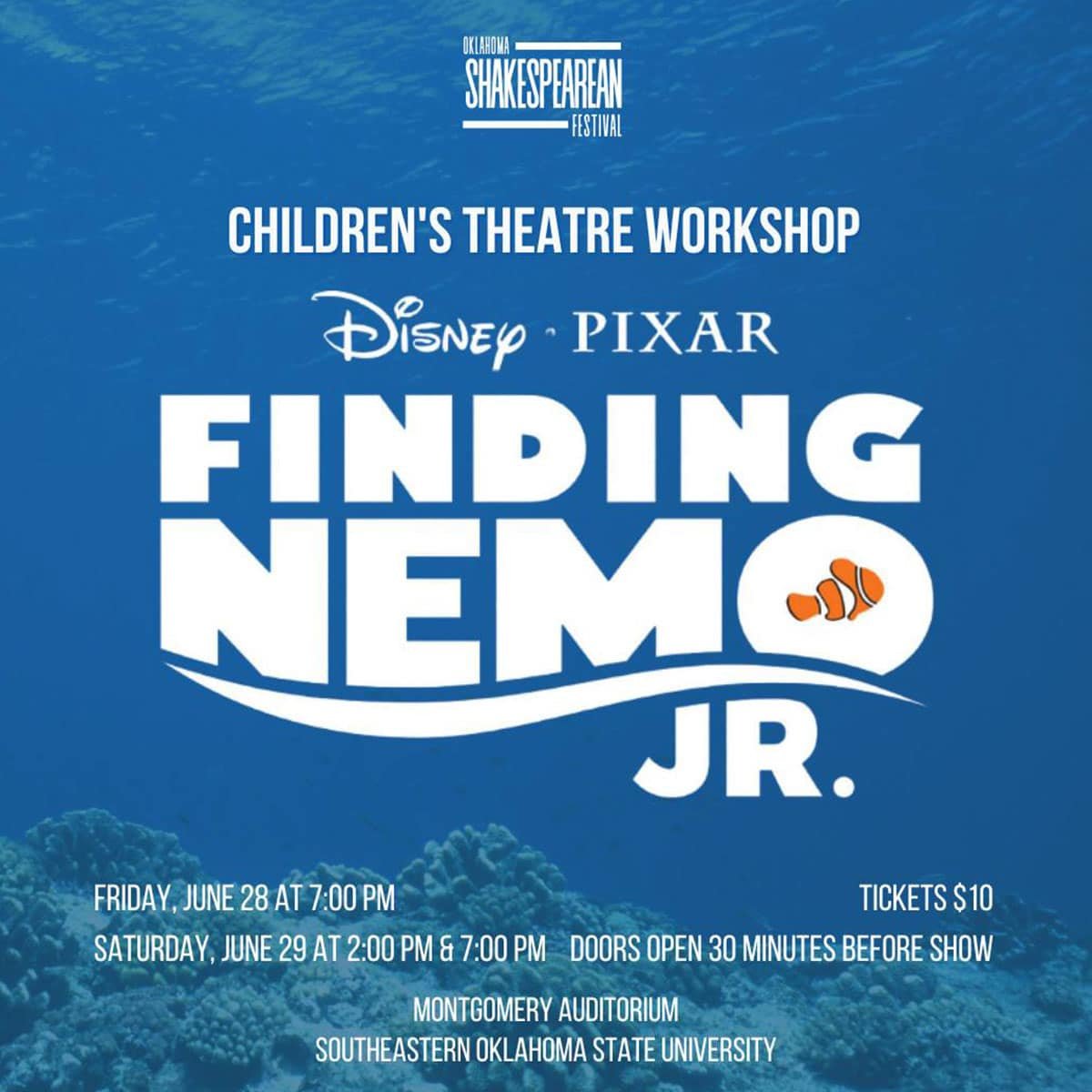 Finding Nemo Jr. banner