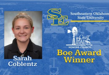 Junior Sarah Coblentz wins Boe Award as 10 Southeastern students present at Great Plains Honors Council annual conference Thumbnail