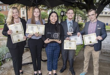 Southeastern students earn awards  at Oklahoma Intercollegiate Legislature competition Thumbnail